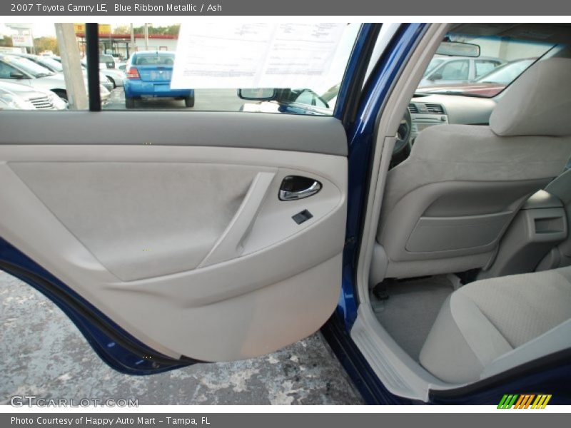Blue Ribbon Metallic / Ash 2007 Toyota Camry LE