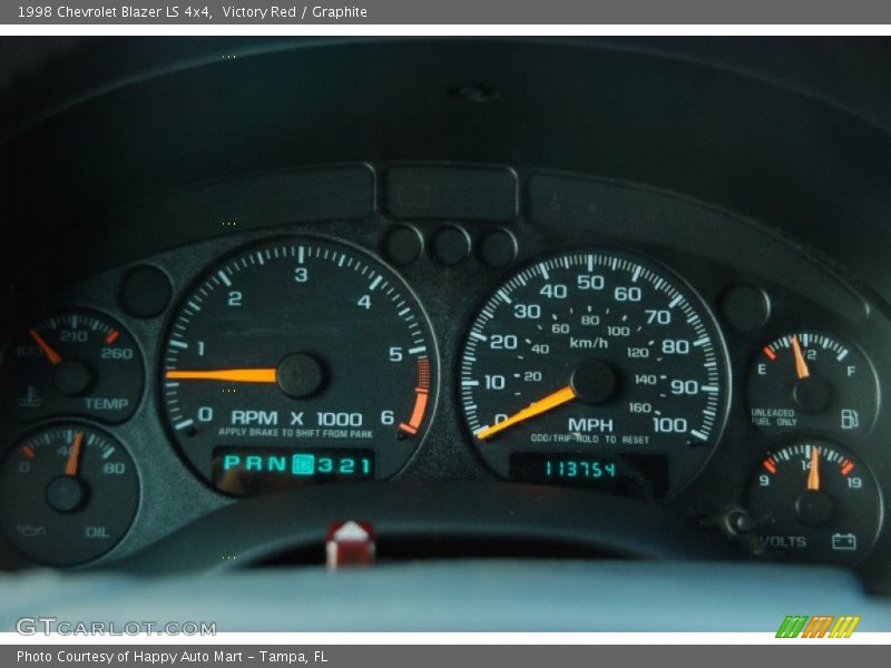  1998 Blazer LS 4x4 LS 4x4 Gauges