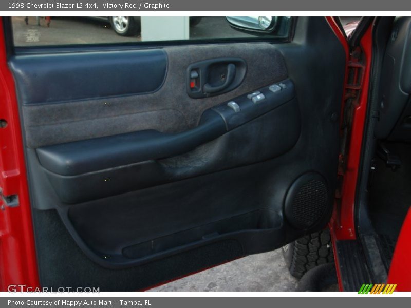 Victory Red / Graphite 1998 Chevrolet Blazer LS 4x4