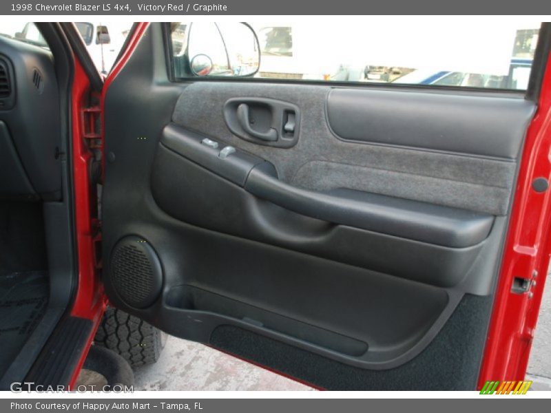 Victory Red / Graphite 1998 Chevrolet Blazer LS 4x4