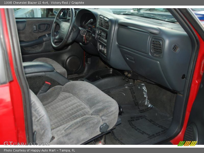 Victory Red / Graphite 1998 Chevrolet Blazer LS 4x4