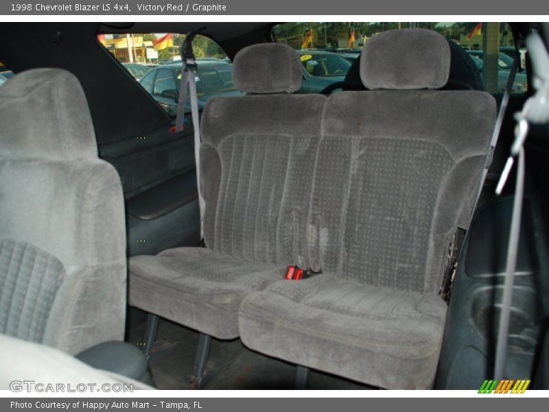 Rear Seat of 1998 Blazer LS 4x4