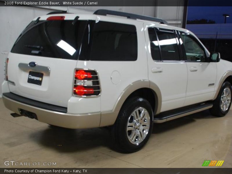 White Suede / Camel 2008 Ford Explorer Eddie Bauer