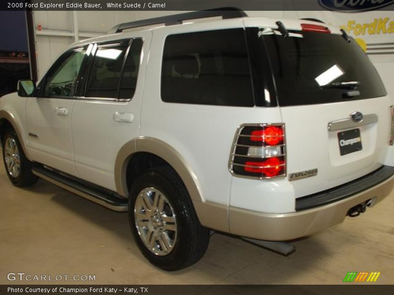 White Suede / Camel 2008 Ford Explorer Eddie Bauer