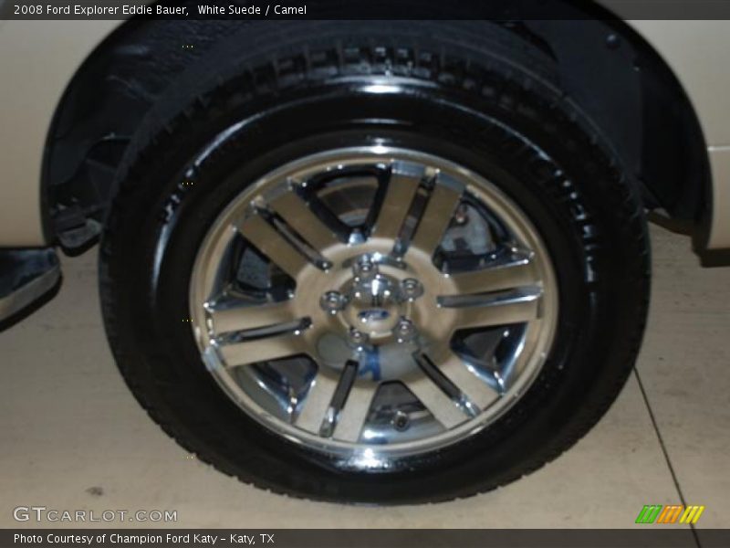 White Suede / Camel 2008 Ford Explorer Eddie Bauer