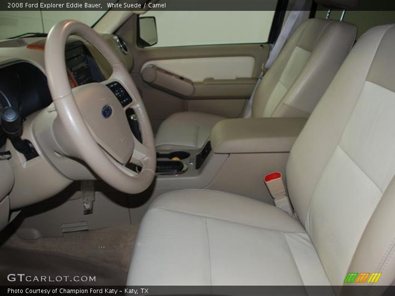 White Suede / Camel 2008 Ford Explorer Eddie Bauer