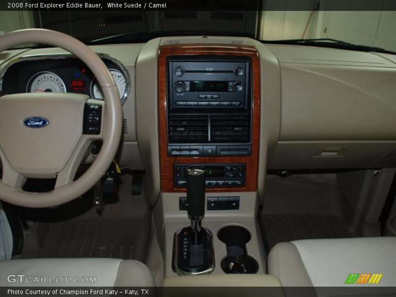 White Suede / Camel 2008 Ford Explorer Eddie Bauer
