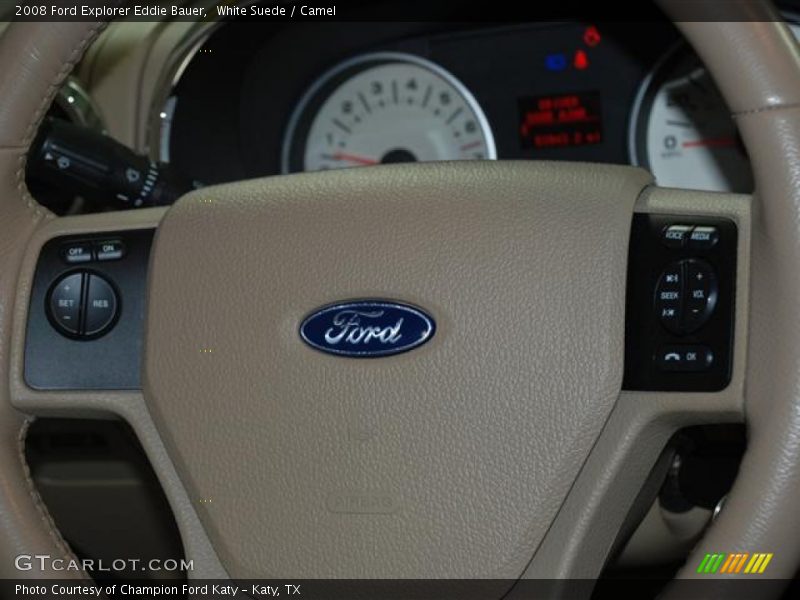 White Suede / Camel 2008 Ford Explorer Eddie Bauer