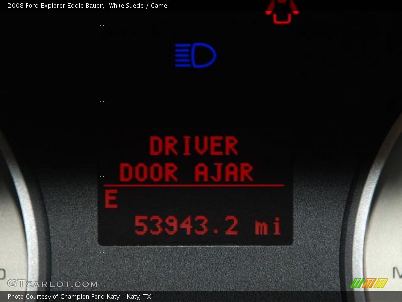 White Suede / Camel 2008 Ford Explorer Eddie Bauer