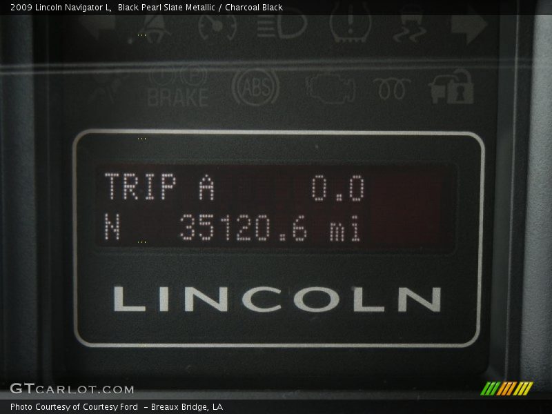 Black Pearl Slate Metallic / Charcoal Black 2009 Lincoln Navigator L