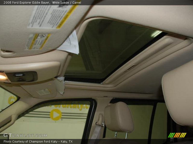White Suede / Camel 2008 Ford Explorer Eddie Bauer