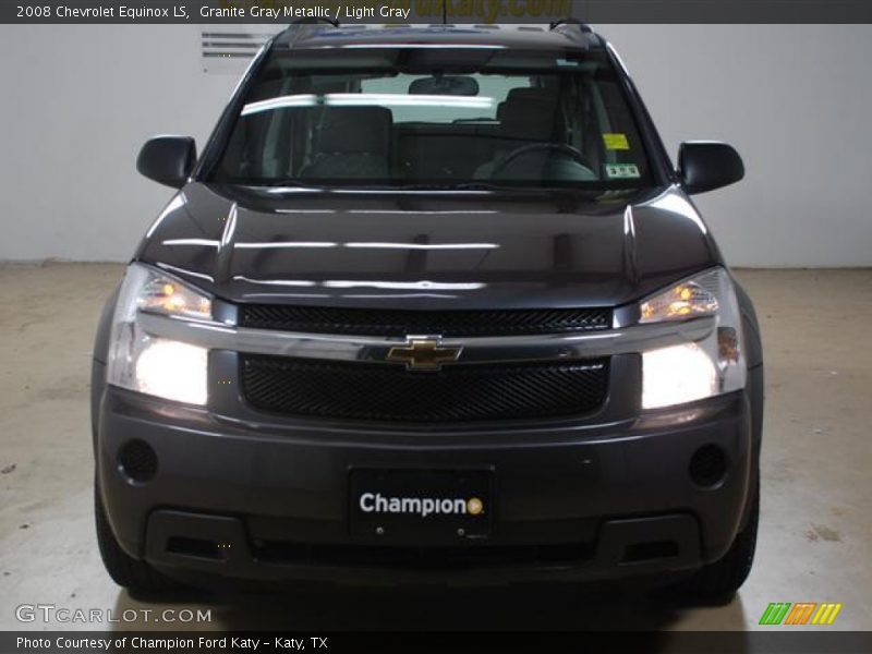 Granite Gray Metallic / Light Gray 2008 Chevrolet Equinox LS