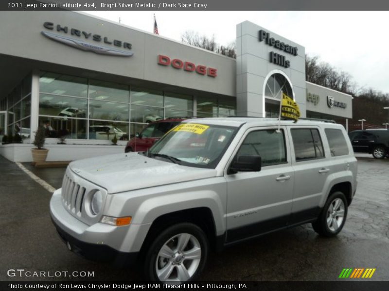 Bright Silver Metallic / Dark Slate Gray 2011 Jeep Patriot Latitude 4x4