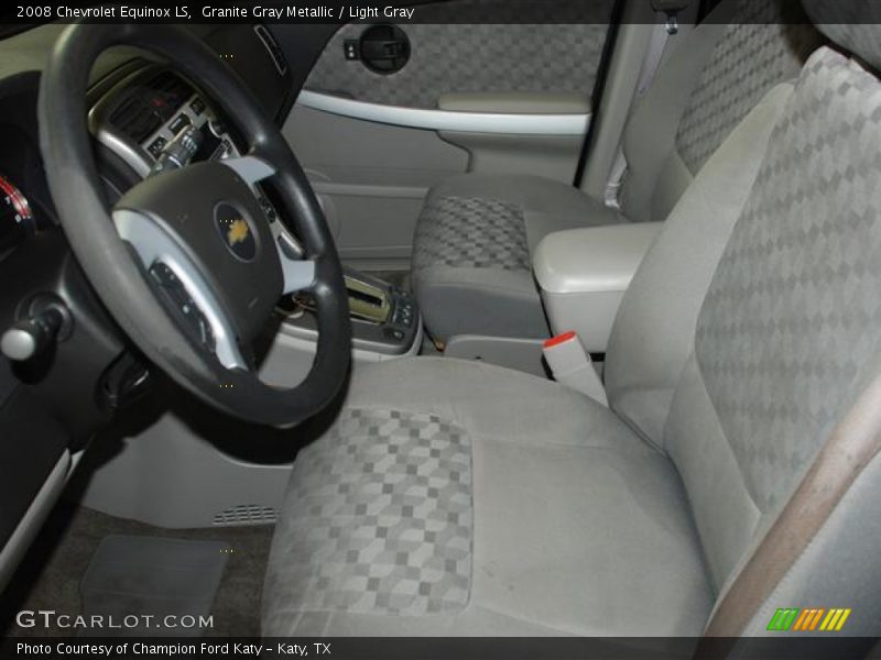 Granite Gray Metallic / Light Gray 2008 Chevrolet Equinox LS