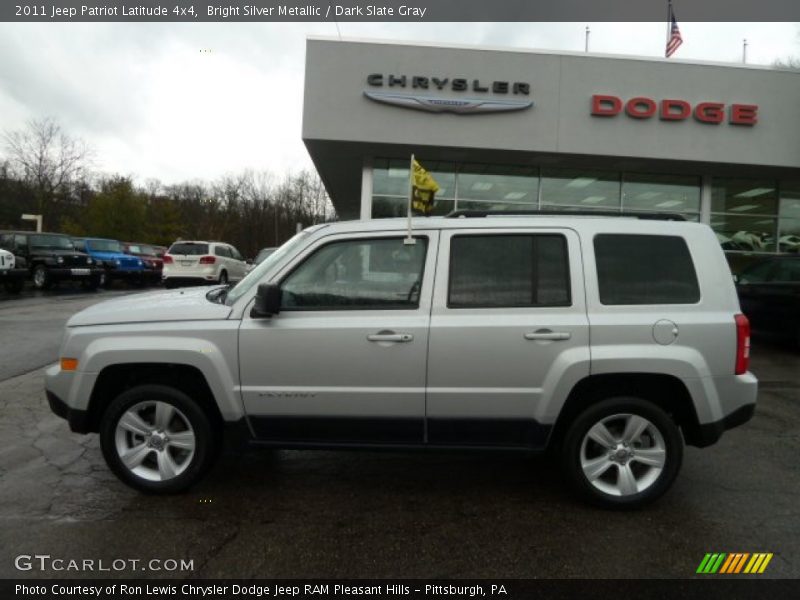 Bright Silver Metallic / Dark Slate Gray 2011 Jeep Patriot Latitude 4x4