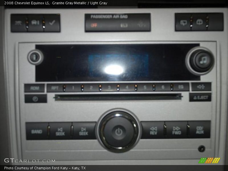 Granite Gray Metallic / Light Gray 2008 Chevrolet Equinox LS