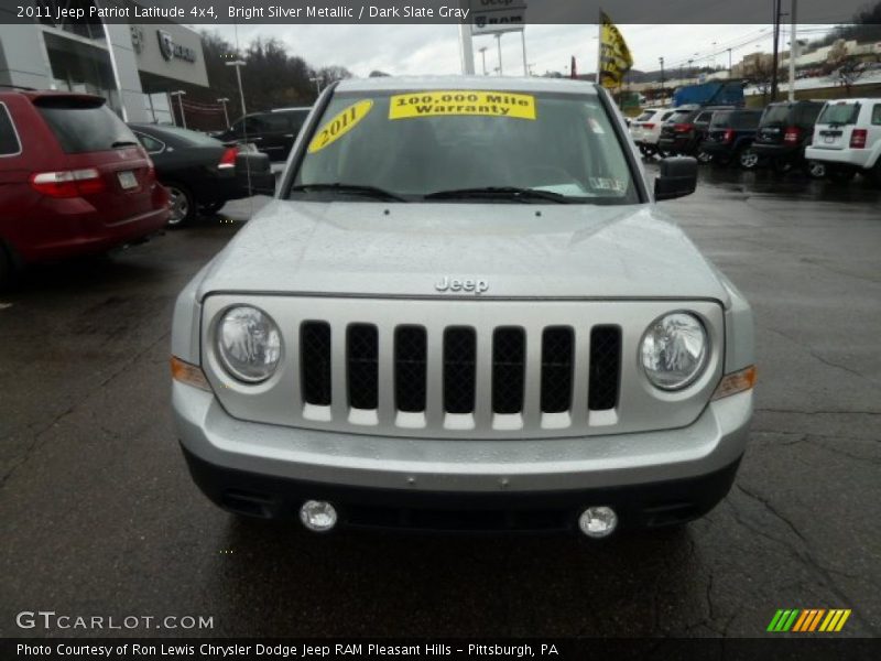 Bright Silver Metallic / Dark Slate Gray 2011 Jeep Patriot Latitude 4x4
