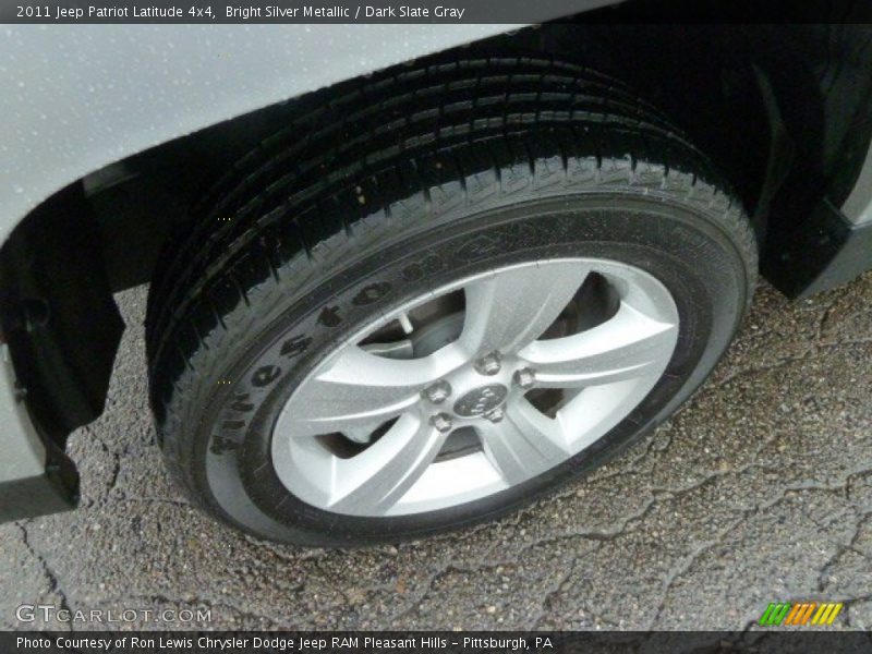 Bright Silver Metallic / Dark Slate Gray 2011 Jeep Patriot Latitude 4x4