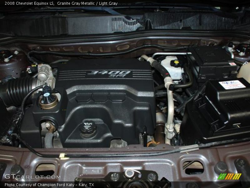 Granite Gray Metallic / Light Gray 2008 Chevrolet Equinox LS