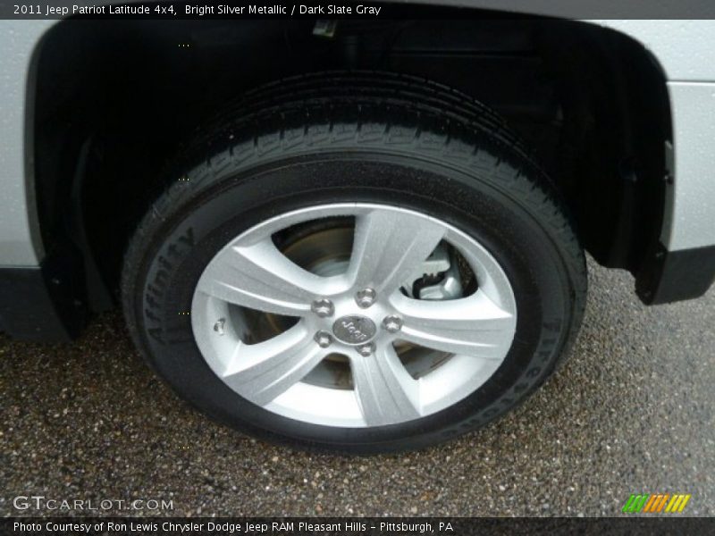 Bright Silver Metallic / Dark Slate Gray 2011 Jeep Patriot Latitude 4x4