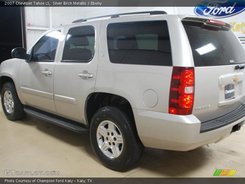 Silver Birch Metallic / Ebony 2007 Chevrolet Tahoe LS