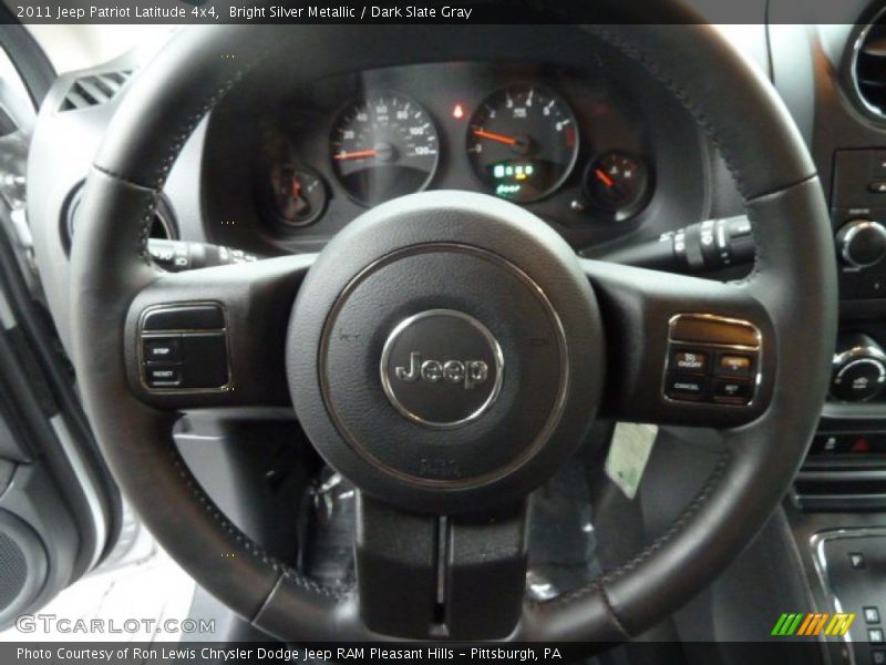 Bright Silver Metallic / Dark Slate Gray 2011 Jeep Patriot Latitude 4x4