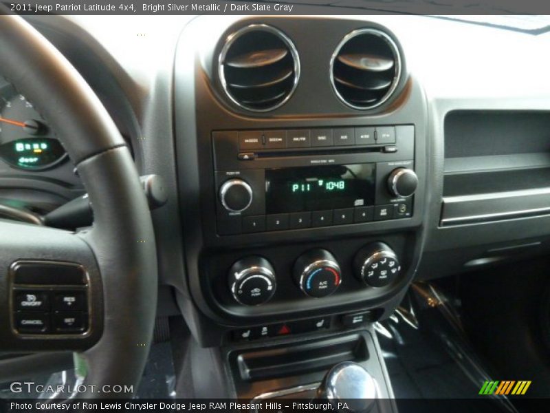 Bright Silver Metallic / Dark Slate Gray 2011 Jeep Patriot Latitude 4x4