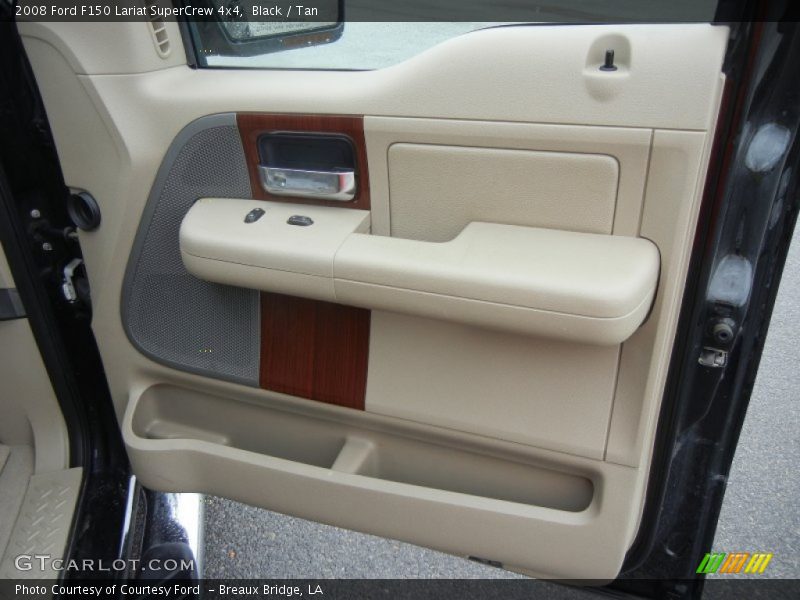 Black / Tan 2008 Ford F150 Lariat SuperCrew 4x4