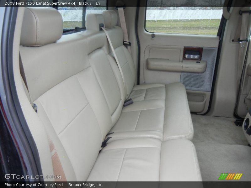Black / Tan 2008 Ford F150 Lariat SuperCrew 4x4