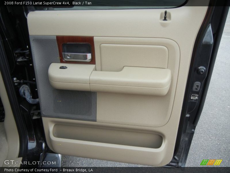 Black / Tan 2008 Ford F150 Lariat SuperCrew 4x4