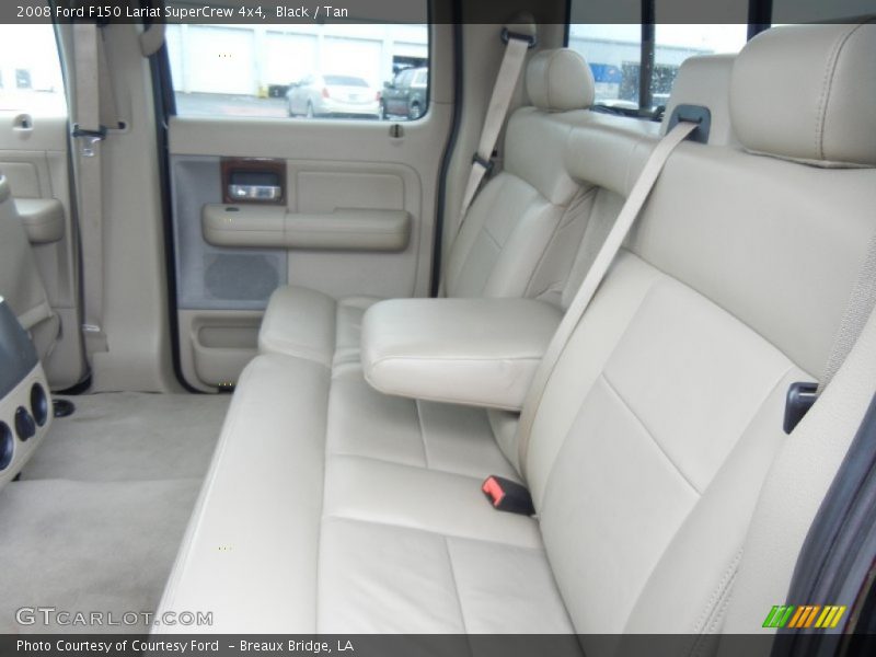 Black / Tan 2008 Ford F150 Lariat SuperCrew 4x4
