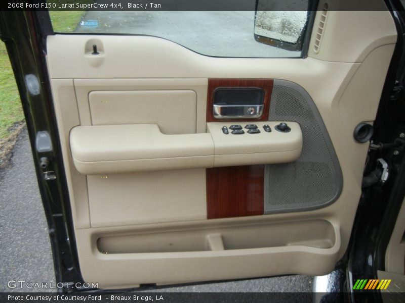 Black / Tan 2008 Ford F150 Lariat SuperCrew 4x4