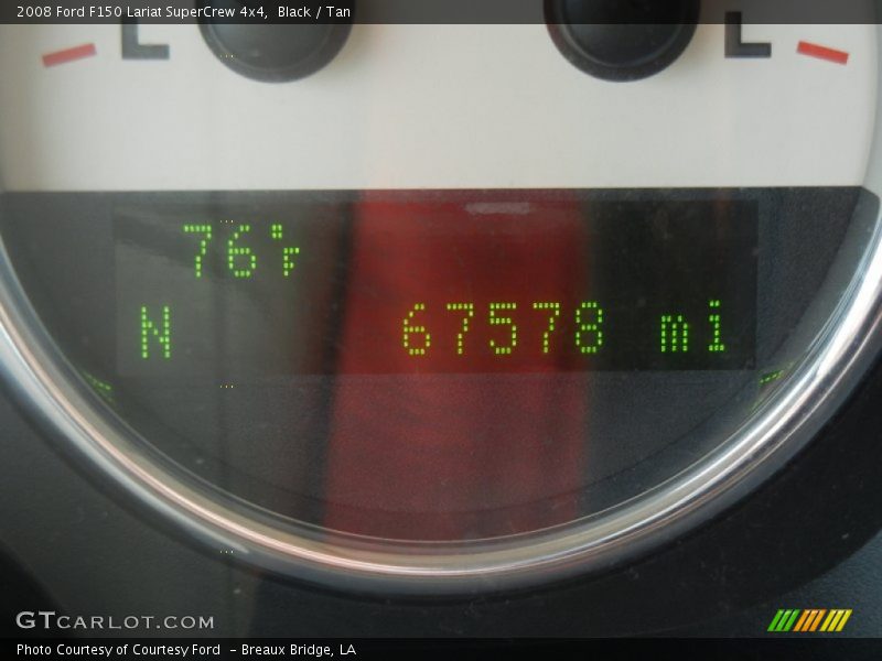 Black / Tan 2008 Ford F150 Lariat SuperCrew 4x4