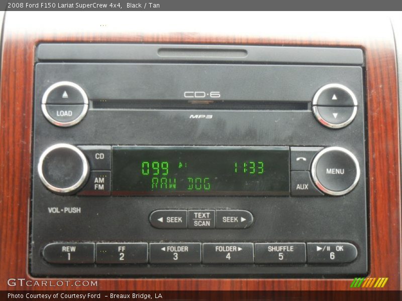 Black / Tan 2008 Ford F150 Lariat SuperCrew 4x4