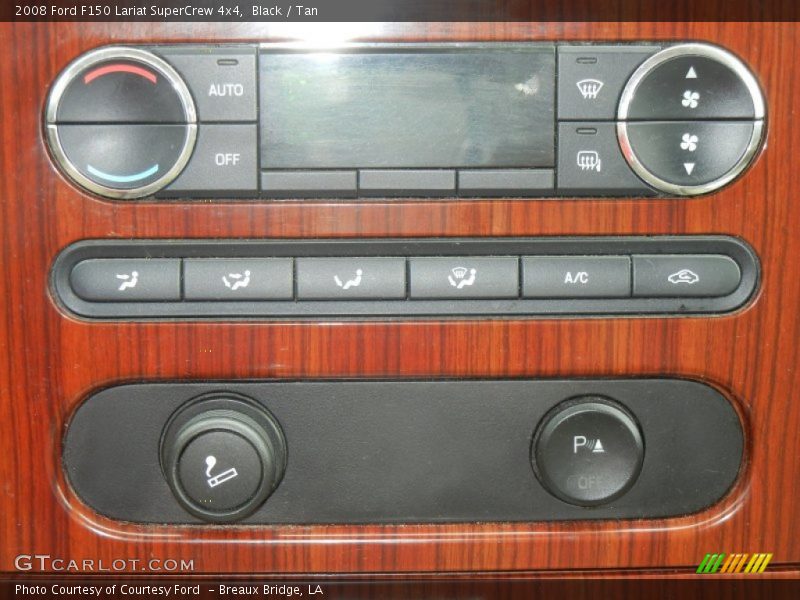 Black / Tan 2008 Ford F150 Lariat SuperCrew 4x4