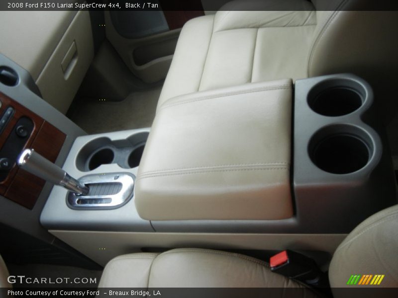 Black / Tan 2008 Ford F150 Lariat SuperCrew 4x4