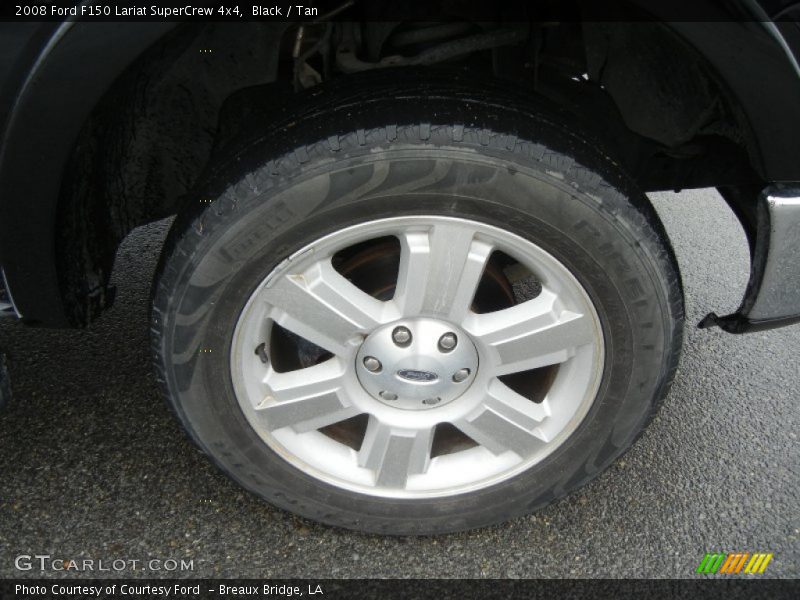 Black / Tan 2008 Ford F150 Lariat SuperCrew 4x4