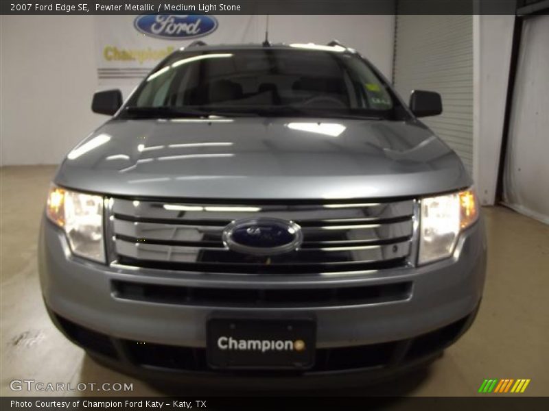 Pewter Metallic / Medium Light Stone 2007 Ford Edge SE