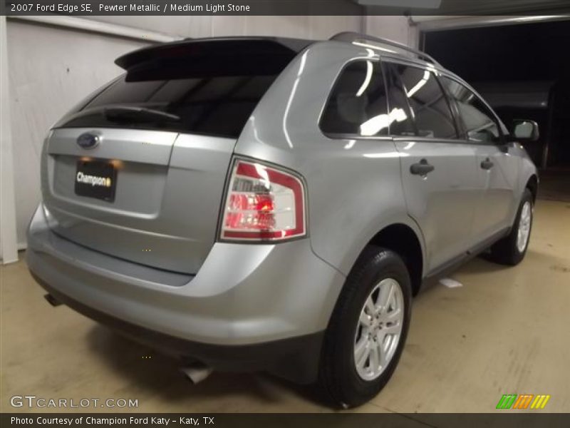 Pewter Metallic / Medium Light Stone 2007 Ford Edge SE