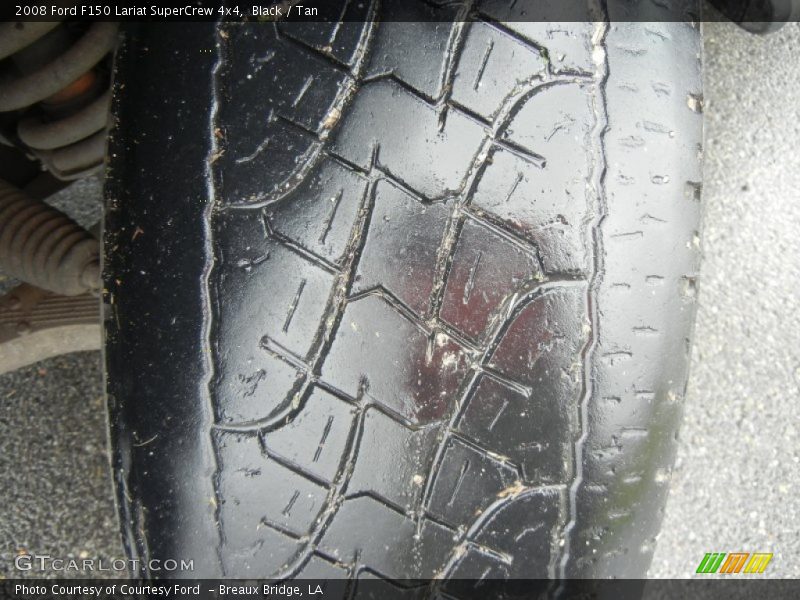 Black / Tan 2008 Ford F150 Lariat SuperCrew 4x4