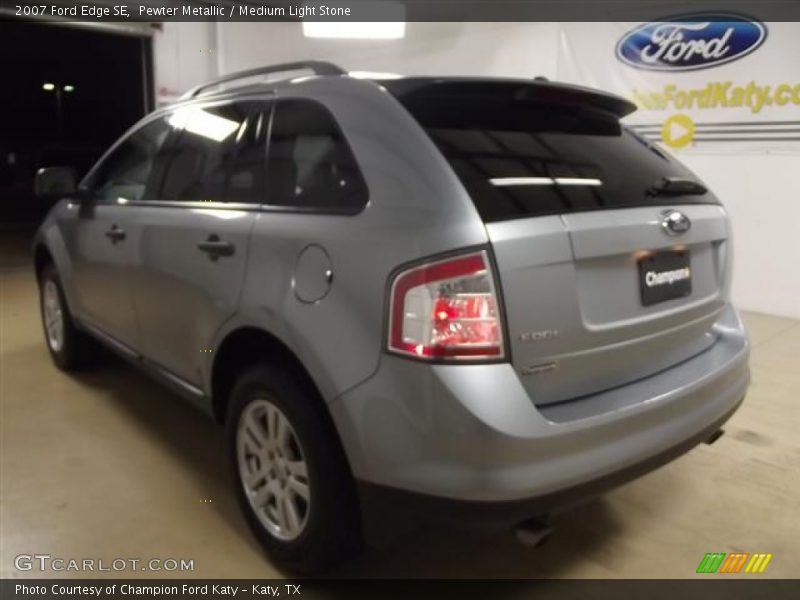 Pewter Metallic / Medium Light Stone 2007 Ford Edge SE