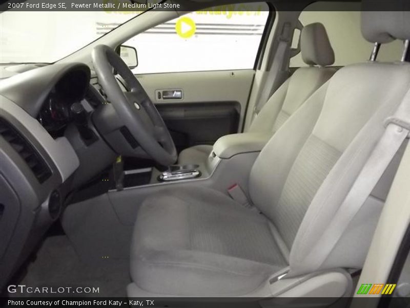 Pewter Metallic / Medium Light Stone 2007 Ford Edge SE