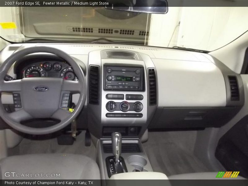 Pewter Metallic / Medium Light Stone 2007 Ford Edge SE
