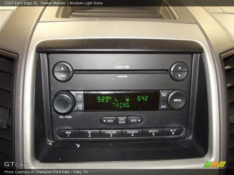 Pewter Metallic / Medium Light Stone 2007 Ford Edge SE