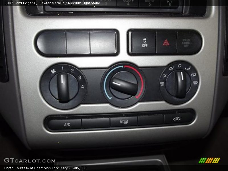 Pewter Metallic / Medium Light Stone 2007 Ford Edge SE