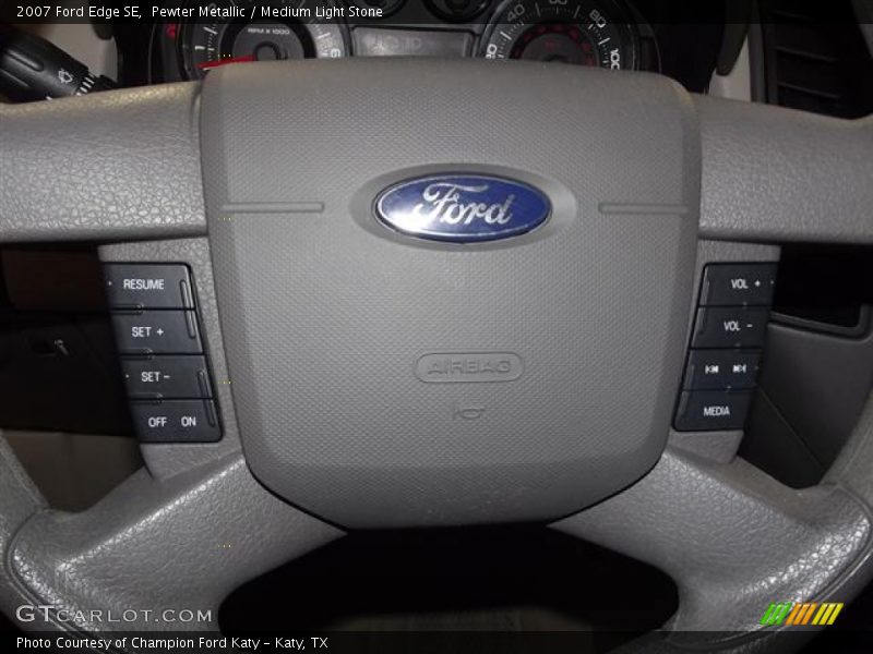Pewter Metallic / Medium Light Stone 2007 Ford Edge SE
