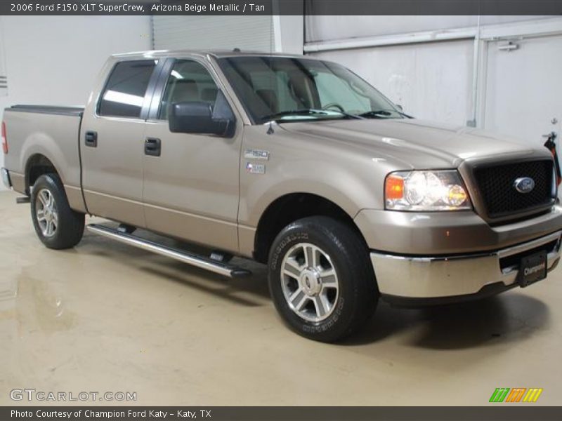 Arizona Beige Metallic / Tan 2006 Ford F150 XLT SuperCrew