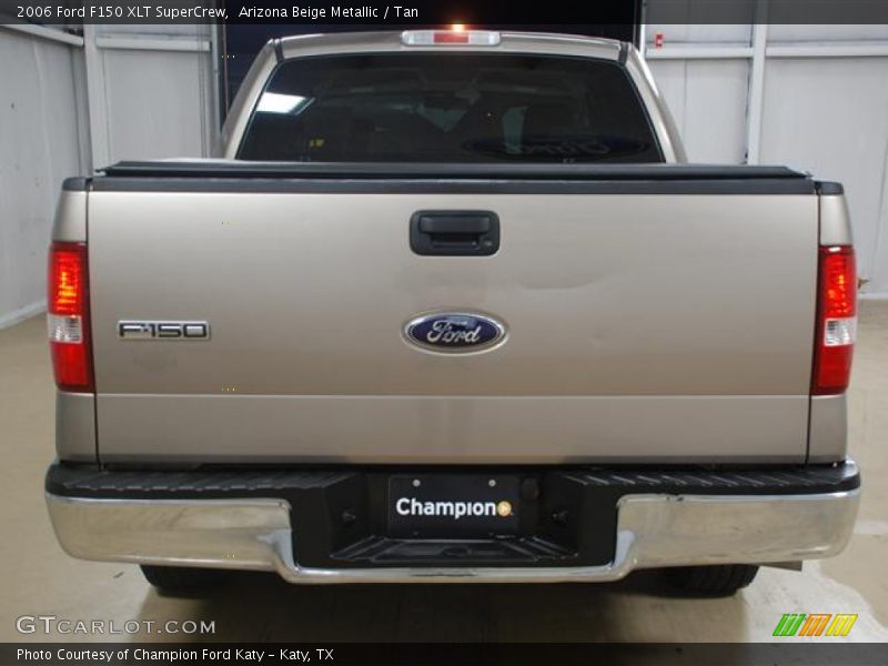 Arizona Beige Metallic / Tan 2006 Ford F150 XLT SuperCrew
