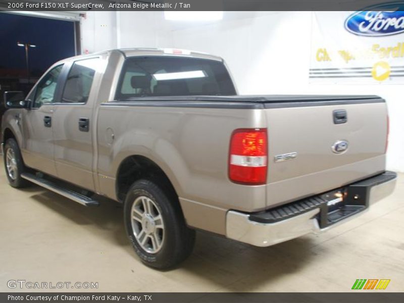 Arizona Beige Metallic / Tan 2006 Ford F150 XLT SuperCrew