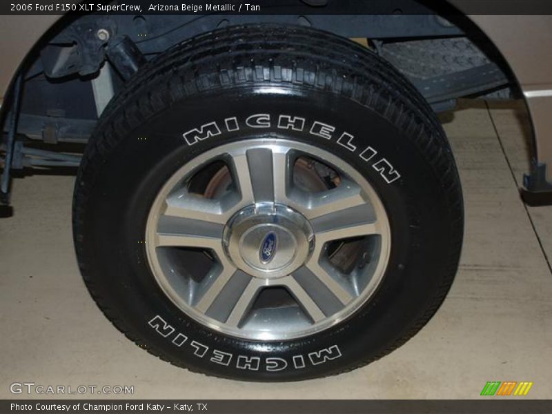 Arizona Beige Metallic / Tan 2006 Ford F150 XLT SuperCrew